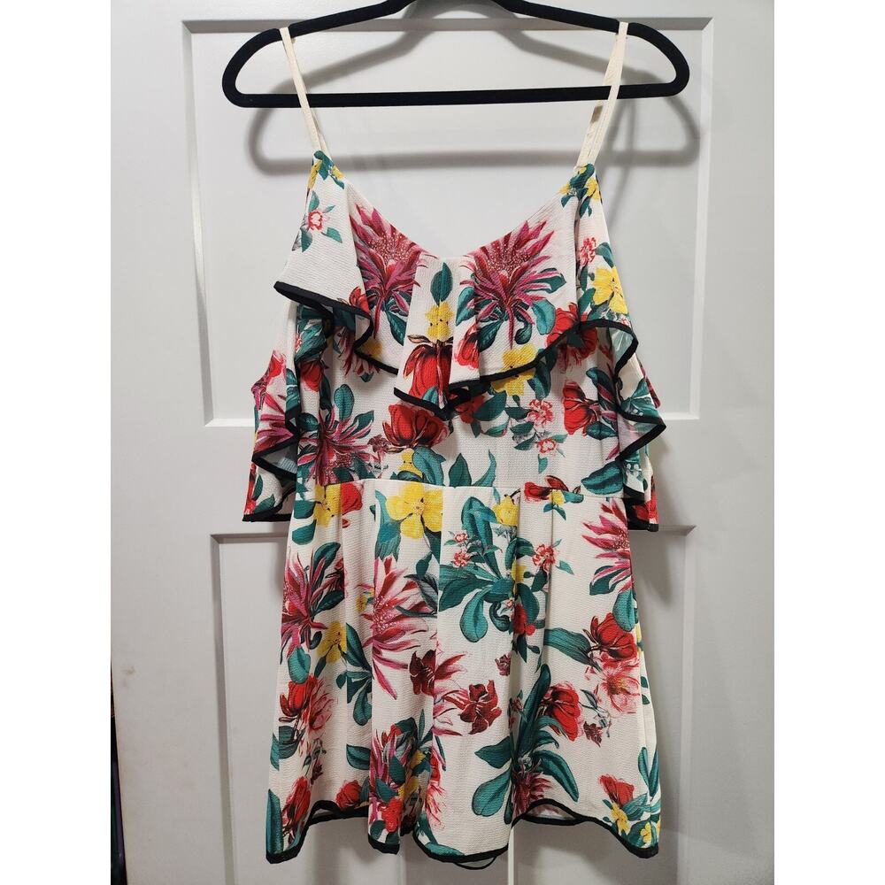 Flying Tomato Floral Romper Size M Women's